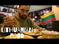 Authentic Lithuanian Food in Vilnius, Lithuania! - Best Things To Do In Lithuania!