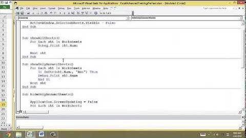 Excel VBA 28 2 Hide Unhide Worksheets With Excel Macro