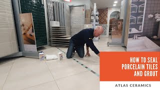 How To Seal Porcelain Tiles And Grout, How To Apply Grout Sealer On Porcelain Tile