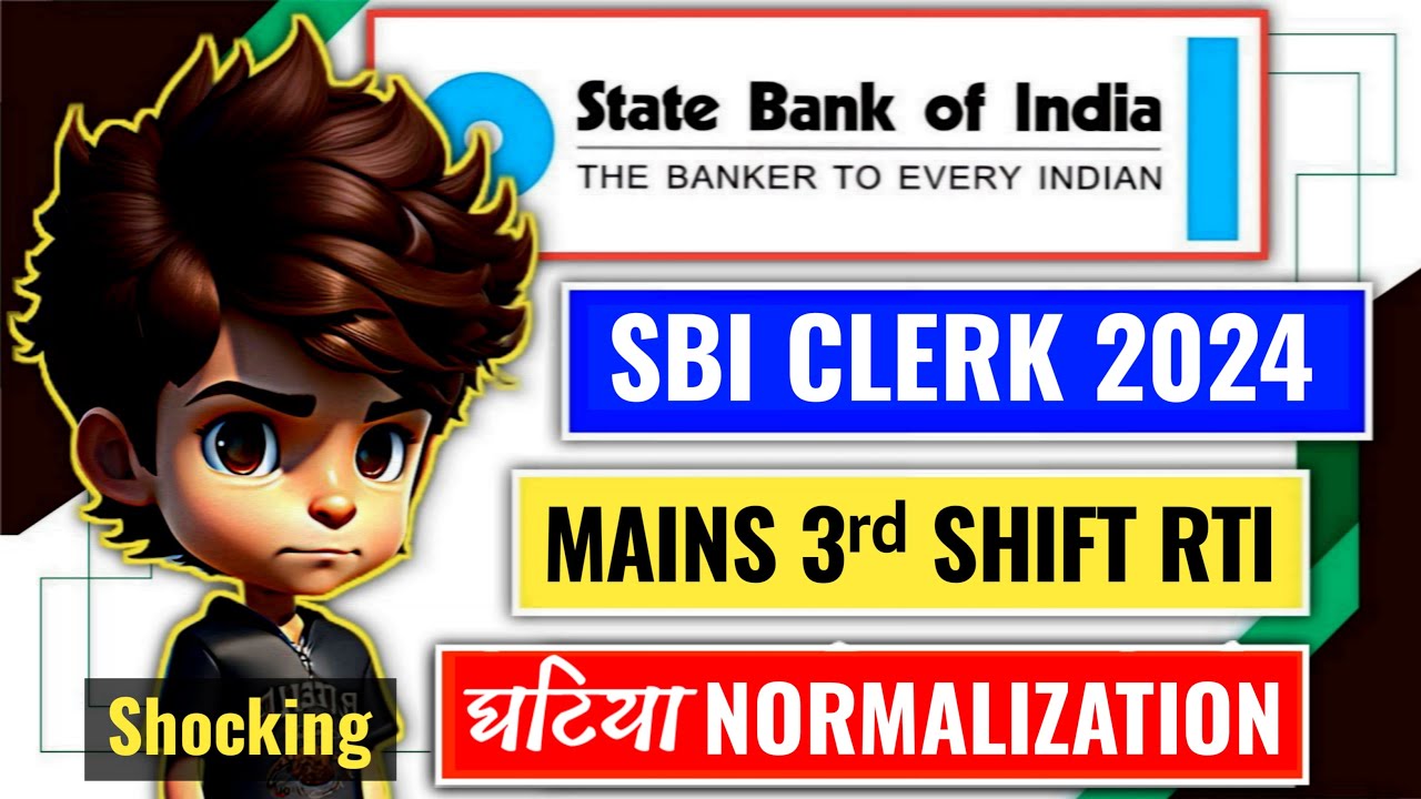 📢 SBI Clerk 2024 Worst Normalization RTI Reply - Shocking 😱