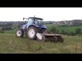 New Holland TS 100A &amp; Broyeur Lagarde - Gaec des Marnes Audeux 2013 -