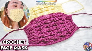 CROCHET 'Shell Stitch' Face Mask | Tutorial