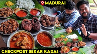 மட்டன் & மீன் சாப்பாடு - Checkpost Sekar Kadai,Melur,Madurai | Foodie prabu