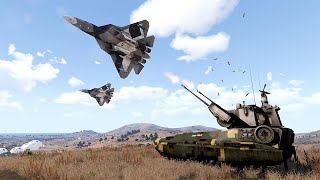 Russia Defeated! Anti-Aircraft Capabilities Of Ukrainian Anti-Aircraft Tanks - Arma 3