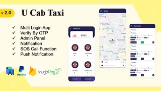UCab Taxi App | On Demand Taxi App | Taxi App Payment Gateway | Login with Phone Number | KM Radius screenshot 1