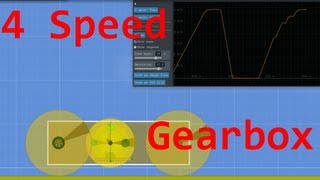 Let's Play Algodoo #6: 4-Speed-Gearbox!