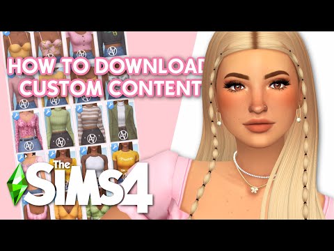 HOW TO DOWNLOAD & INSTALL CUSTOM CONTENT FOR SIMS 4 🤍
