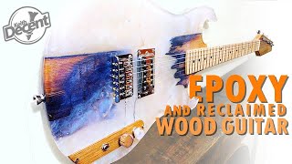 'Shipwreck' Reclaimed Wood and Epoxy Guitar