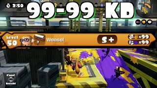 [Splatoon] Getting 99 Kills and 99 Deaths! (w/WesleyMK)