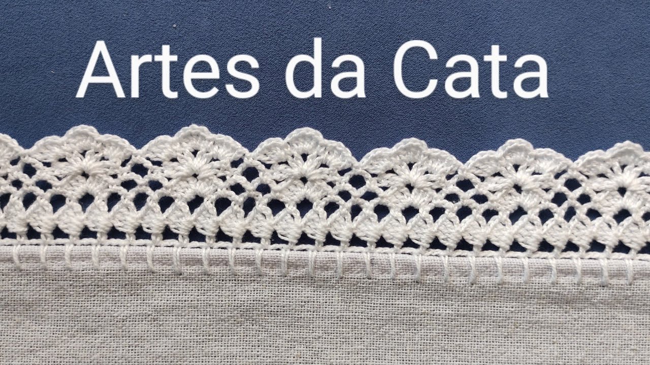 Bico em crochê - 355 