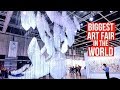 INSIDE most expensive art fair in the world!! private tour