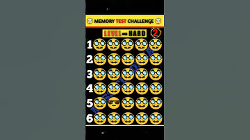 Memory Test 🤯  || Reddles And Puzzle For Iq Test | Emoji Puzzle Quiz | #shorts
