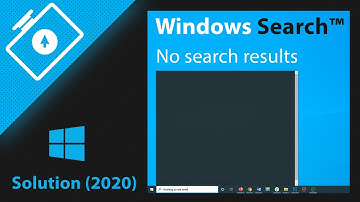 Window Search bar not showing results / blank box / blank screen fixed (2020)