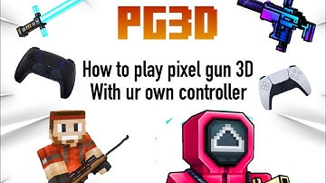 How to play pixel gun 3D on ur ps5 controller 👾 🎮