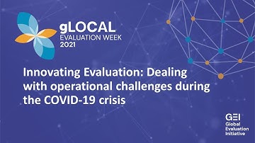 June 2, 2021 - Innovating Evaluation Dealing with Operational Challenges During the COVID 19 Crisis
