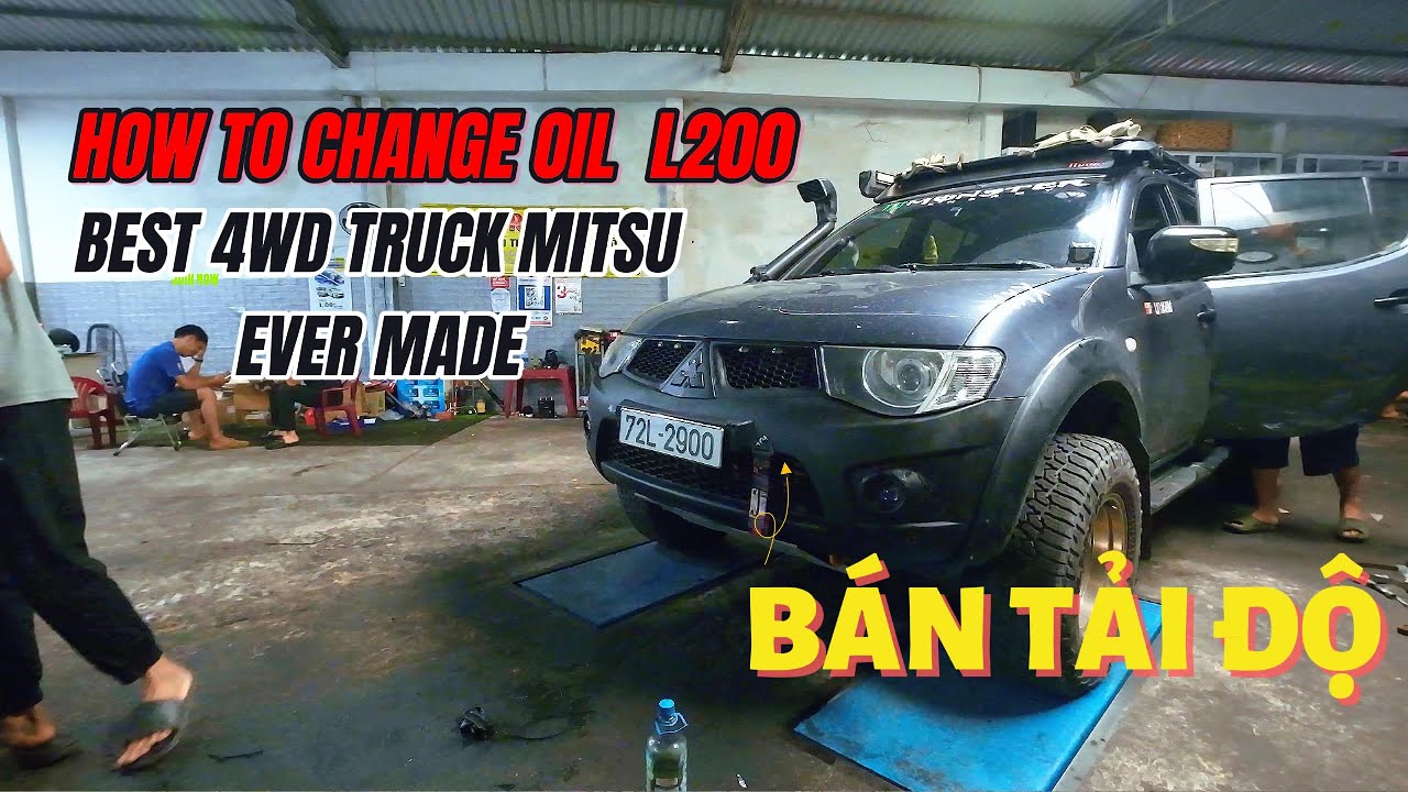 How to change engine oil on Triton L200 2.5 diesel | ARB Skid Plate ...