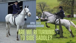 Are we returning to side saddle?
