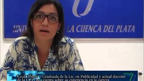 Cecilia Veloso profesora de Publicidad