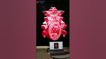 100cm/150cm/180cm HDMI Input Hologram Display for live streaming display and interactive display use