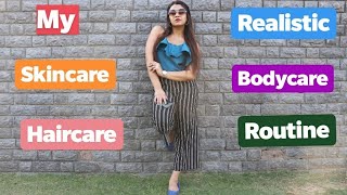 Realistic Skincare and Haircare Routine| Summer Skincare Details| Head to Toe Bodycare