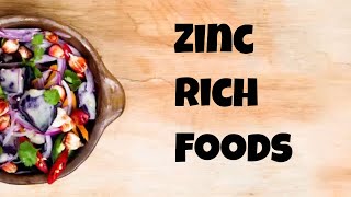 Zinc is an essential mineral required by your body. these 10 foods can
help you maintain daily allowance of zinc. beef lamb shiitake
mushrooms milk/ yog...