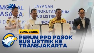 Transjakarta-Perum PPD Kerja Sama Pengadaan Bus Listrik