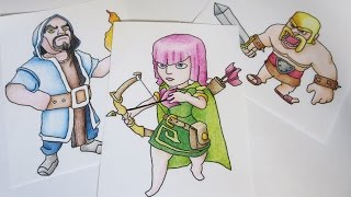 Colouring for Kids - Clash of Clans - Archer - Tutorial screenshot 2