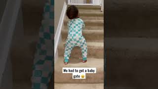 OMG We Thought Our Baby Would Never Be Able to Do THIS BabyClimbingStairs Baby Shorts
