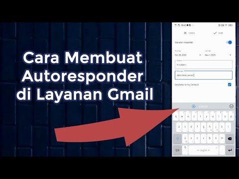 Video: Bagaimana cara menggunakan Autoresponder di Gmail?