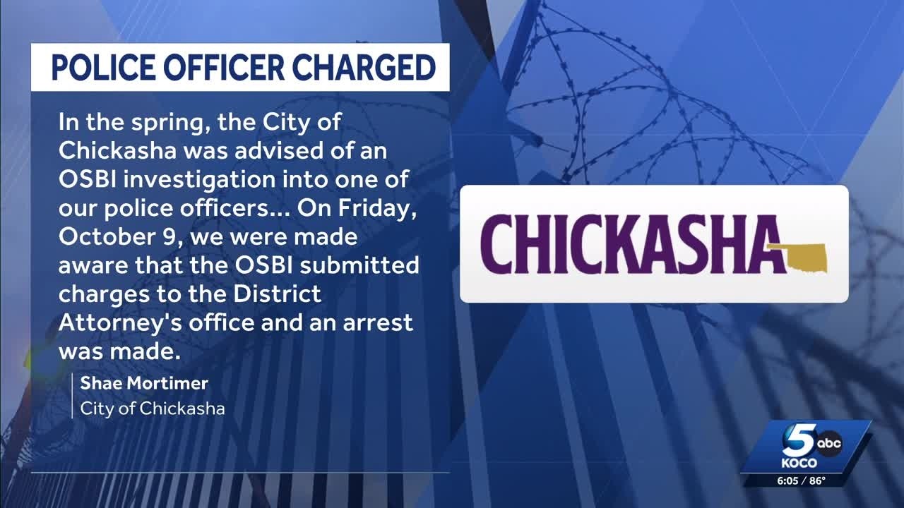 Chickasha police officer arrested on child abuse and sex crime charges