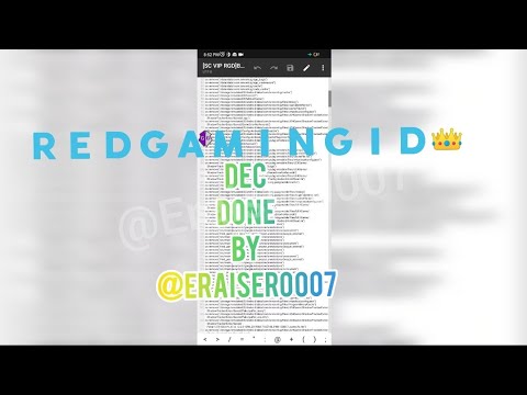 #REDGAMING ENCRYPTION REMOVING BLOCKERS WITH LASM || TUTORIAL 60 ||DEC BY @ERAISER0007 || @ERAISER