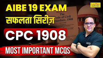AIBE 19 Exam: CPC | #1 | Most Important MCQs | Civil Procedure Code for AIBE 2024