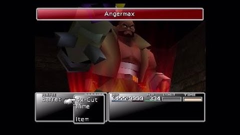 Final Fantasy VII Counter Mime Angermax Build