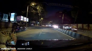 Nexdigitron Ace dash cam night time video #nexdigitron #dashcam #dashcamera #india #ace