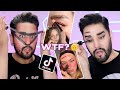 Testing Stupid (But Kind Of Genius) Viral TikTok Makeup / Skincare Hacks 💜🖤 The Welsh Twins