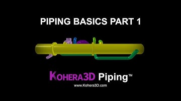 Piping Basics Part 1 of 2 Tutorial - Kohera3D Piping | Laser Scan Software