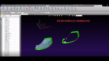 ZW3D: Tái tạo mặt rách bằng Surface Modeling
