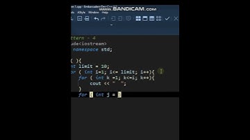Tutorial - Inverted right angle 📐 using C++ pattern-4 #shorts #coding #patterns