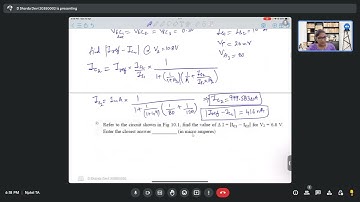 Week-10 Live problem solving session  Analog Electronic Circuits 2023