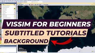 VISSIM Tutorial - Lesson 1 - Set up the background