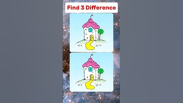Only 6% Genius Can Find The 3 Differences 🥸 #spotthediference #quiz #iqtest