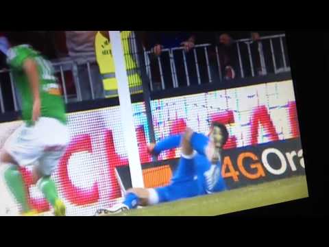 Lucas Veronese (Nice) EPIC FAIL VS Saint-Etienne 0-1 (24/11/2013) | Ligue 1