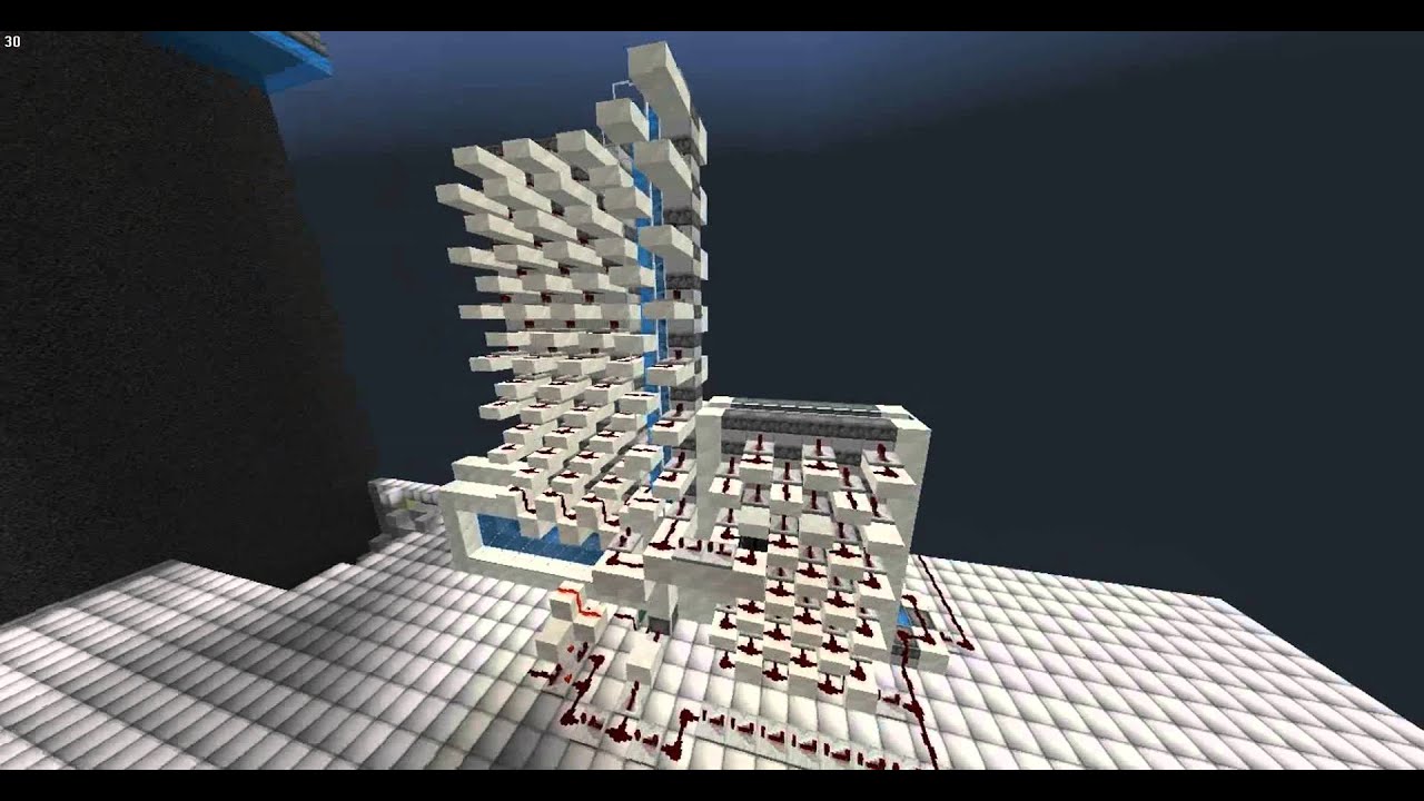 Minecraft: Reverse Hybrid Proof of Concept Cannon + Schematic - YouTube
