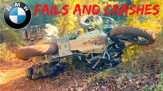 COMPILATION  - BMW GS FAILS AND CRASHES - GRR