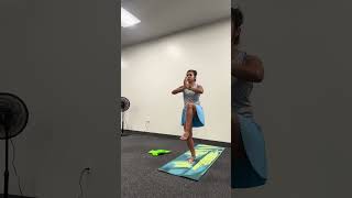 Full body hour long Pilates workout using an open resistance band and a loop band.