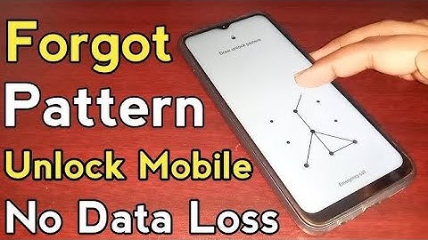 How To Break Pattern Lock On Android Without Reset | How To Unlock Phone If Forgot Password