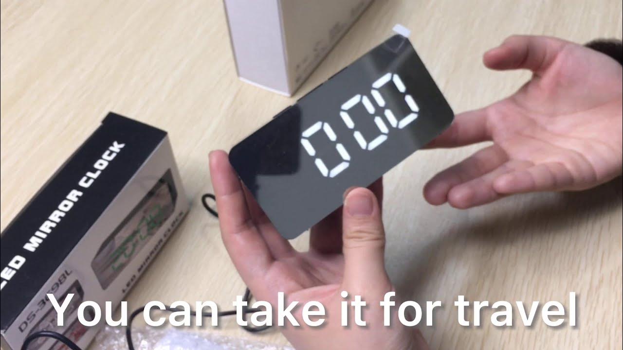 Amazon Best LED Mirror Digital Clock Collection YouTube