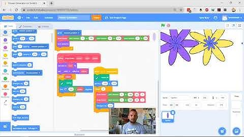 How to add patterns to your Scratch flower art | Digital Making at Home