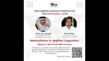 Metascience in Applied Linguistics | Ali H. Al-Hoorie & Phil Hiver