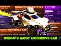 This is the most EXPENSIVE car design in the HISTORY of Rocket League...
